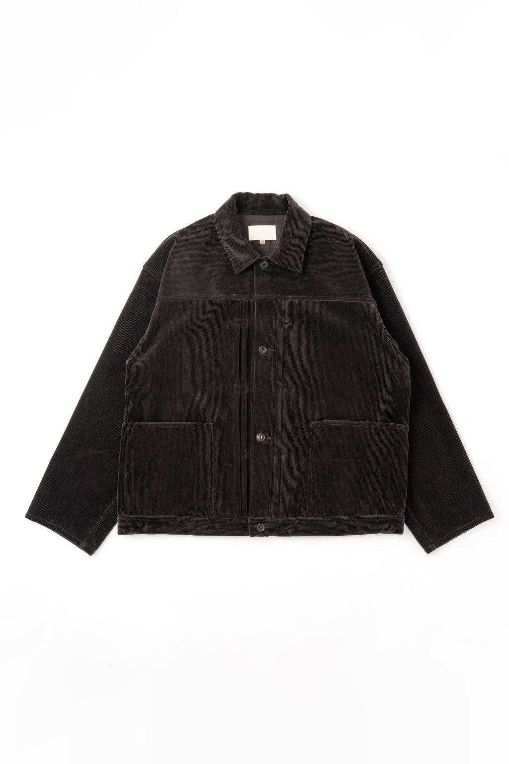 PLEATS JACKET - BLACK