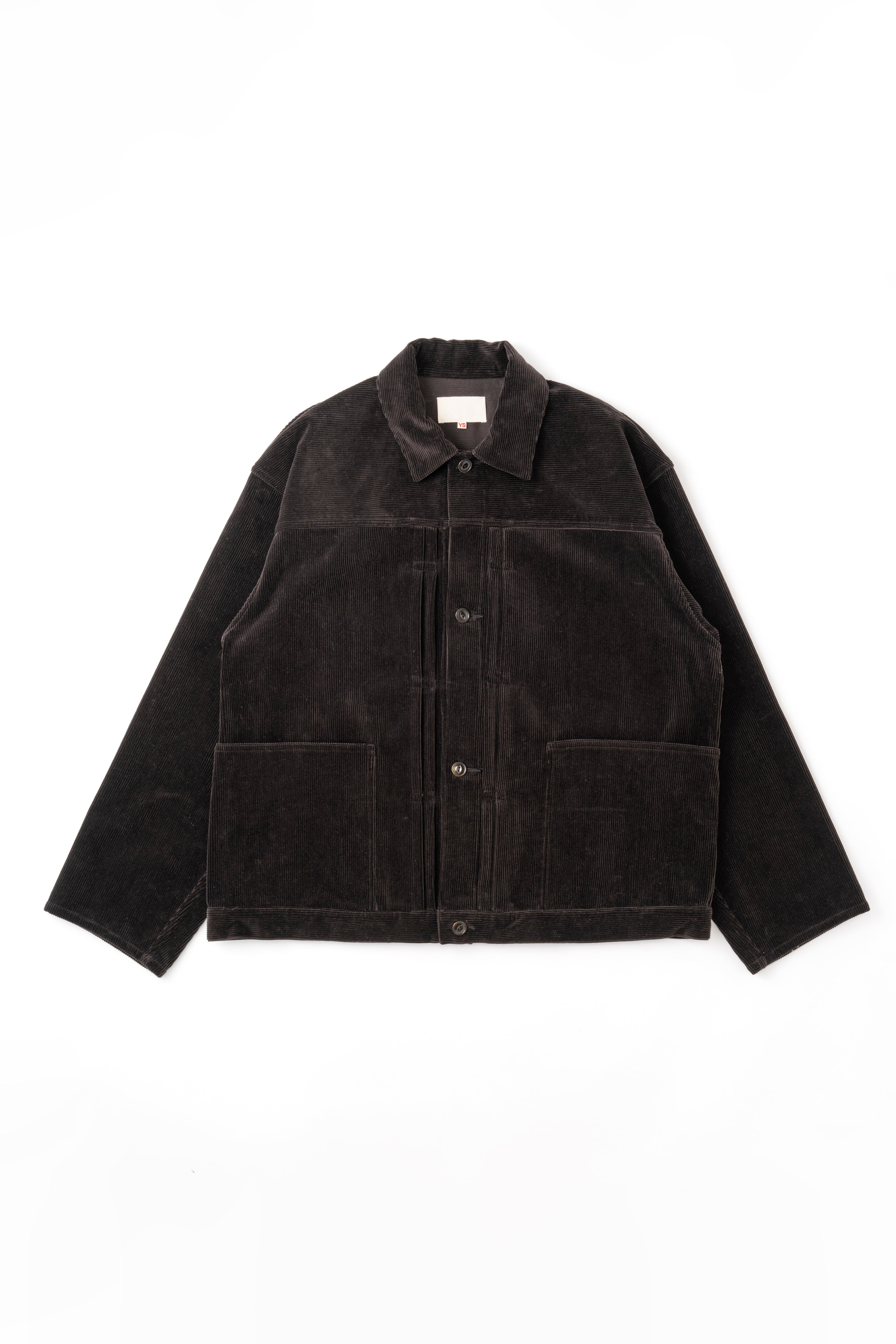 PLEATS JACKET - BLACK