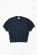 ATHLETIC SWEATER (NATURAL GARMENT DYE) - INDIGO
