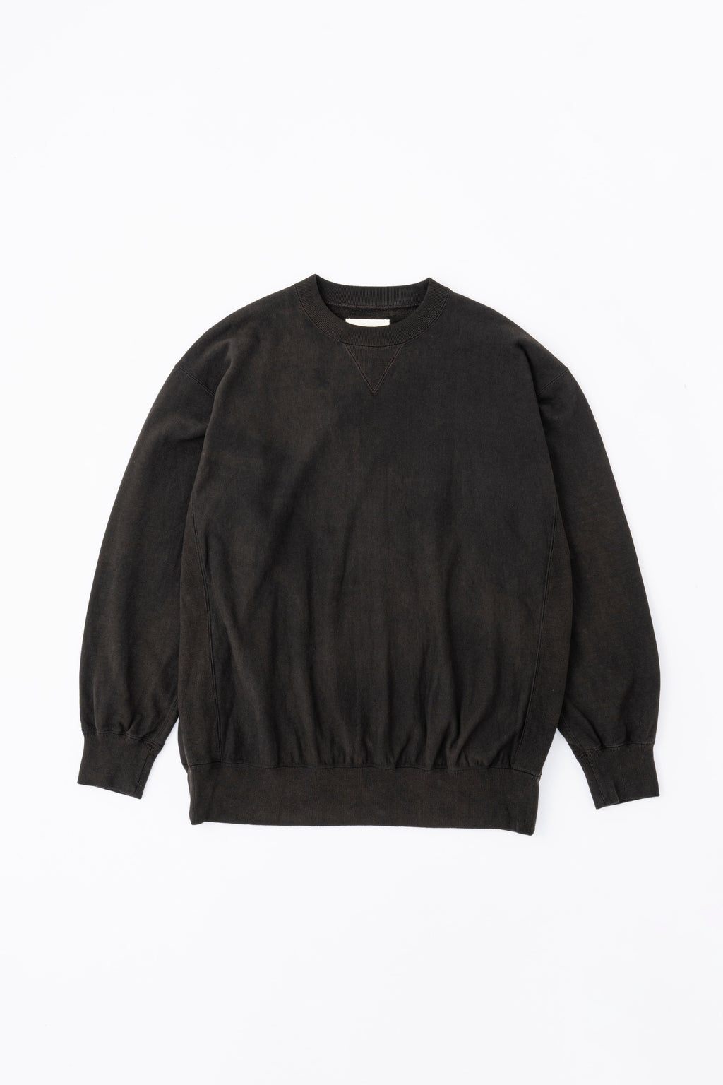 ATHLETIC SWEATER (NATURAL GARMENT DYE) - KAKISHIBU