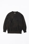 S/S SWEATER (NATURAL GARMENT DYE) - KAKISHIBU