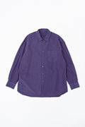 REGULAR COLLAR S/S SHIRT - PURPLE