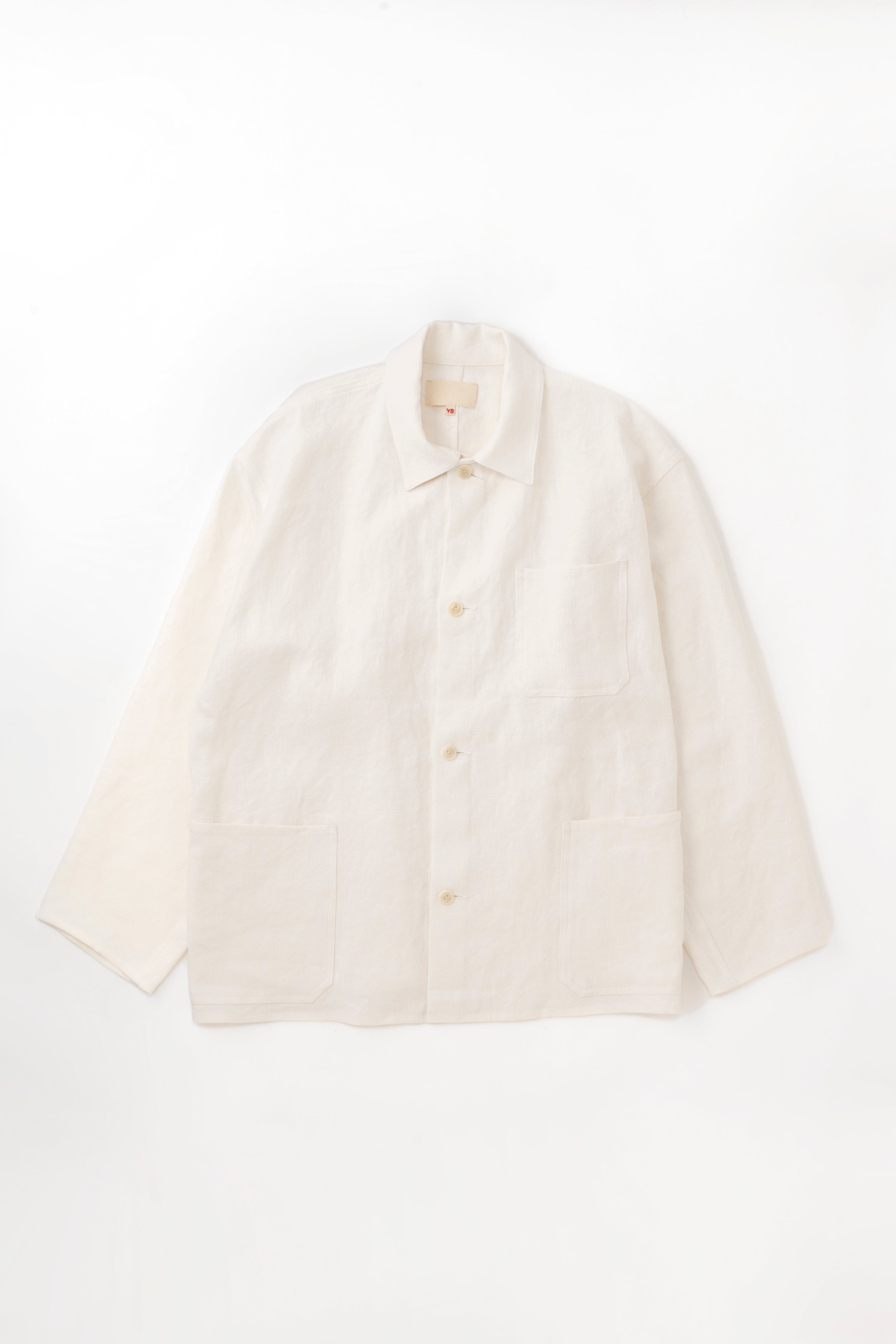 PLEATS JACKET - WHITE