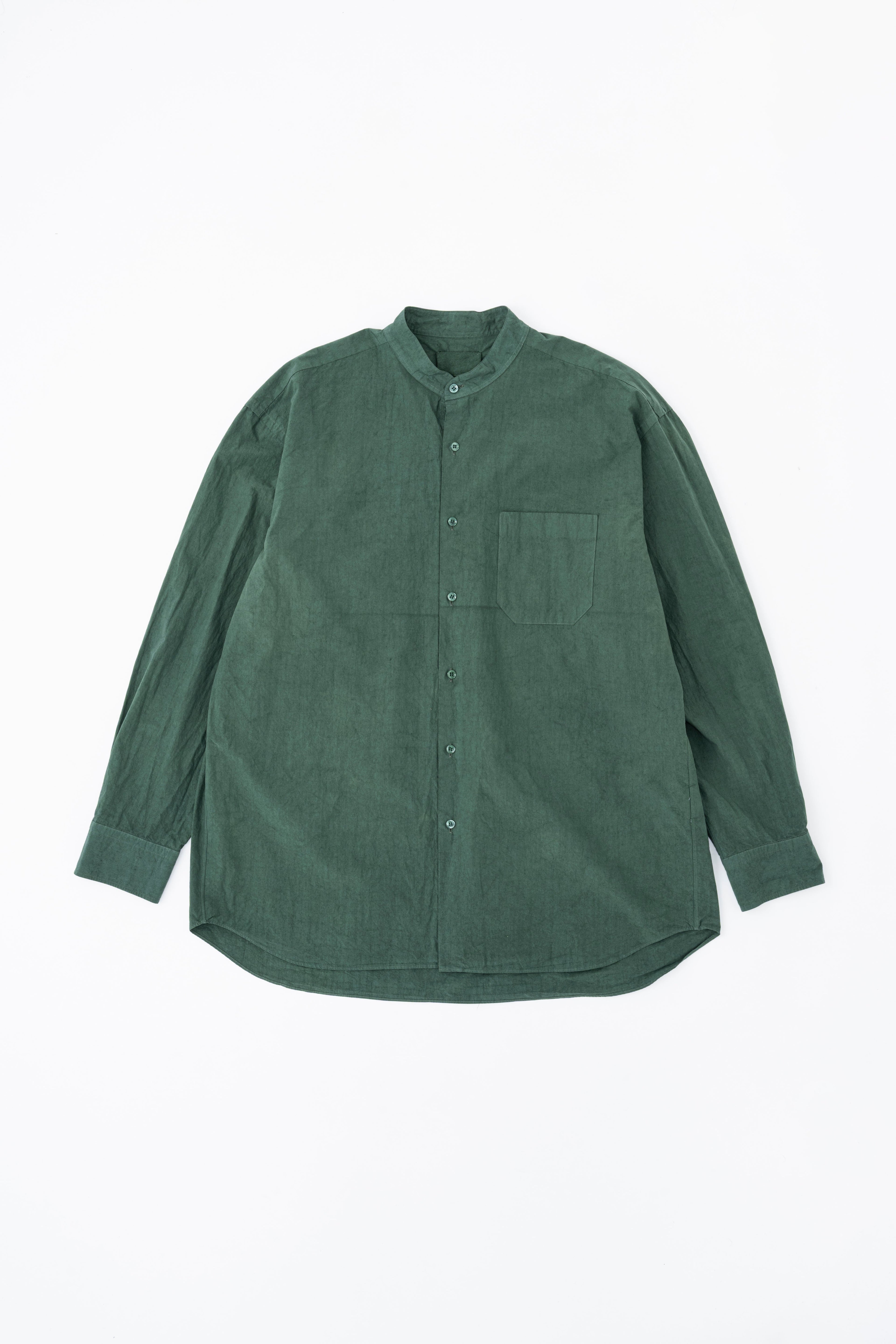 REGULAR COLLAR SHIRT - GREEN