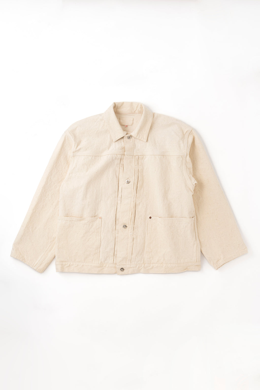 PLEATS JACKET - ECRU
