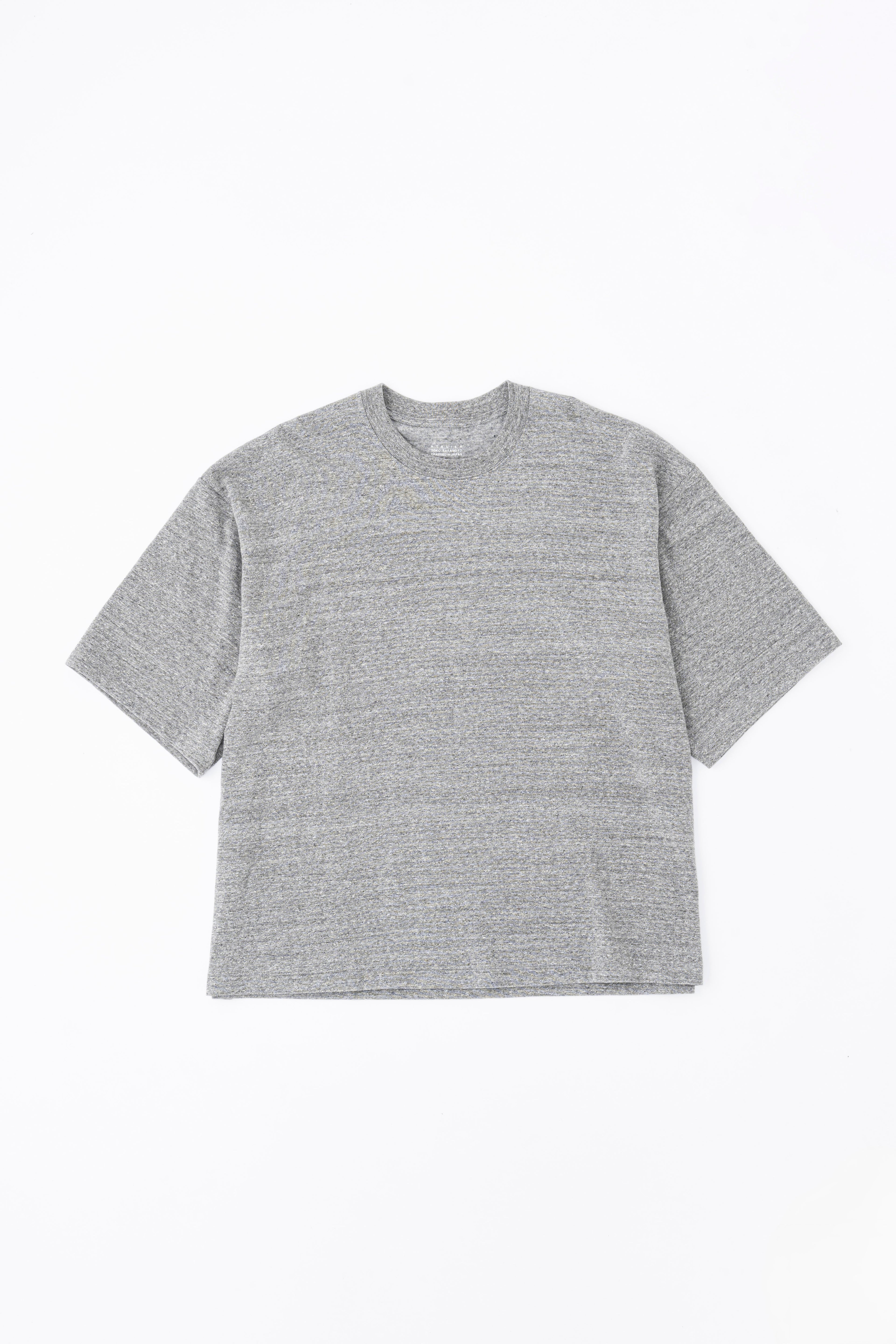 BOX TUBE T-SHIRT - HEATHER GRAY