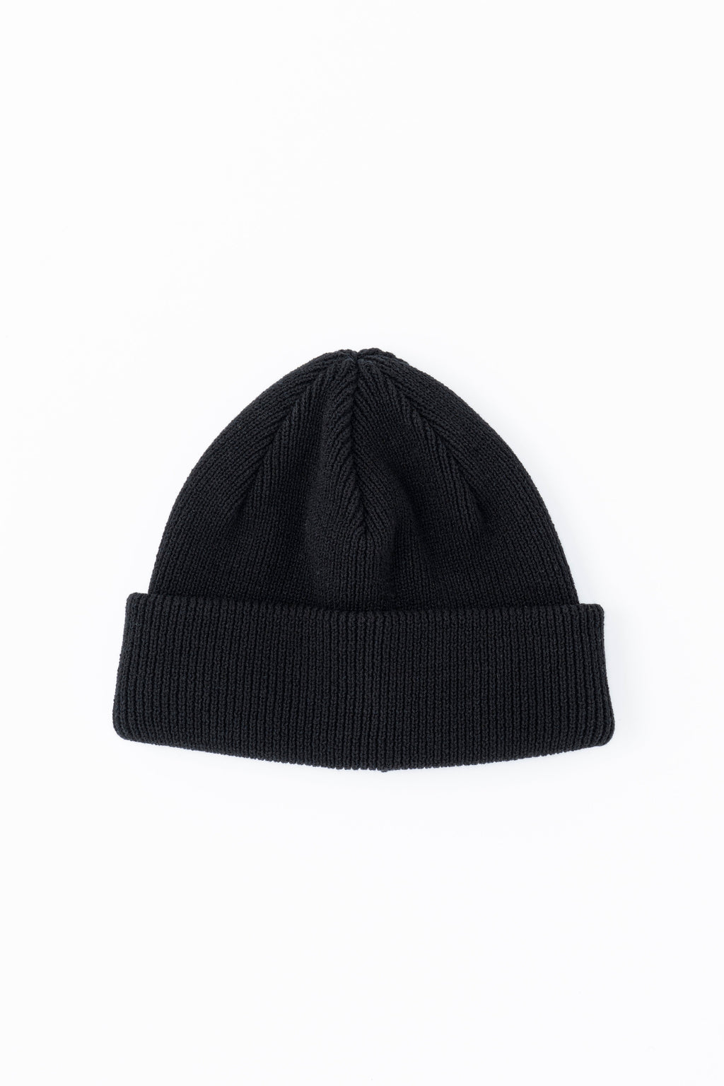 KNIT BIG WATCH CAP - BLACK