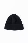 KNIT BIG WATCH CAP - BLACK