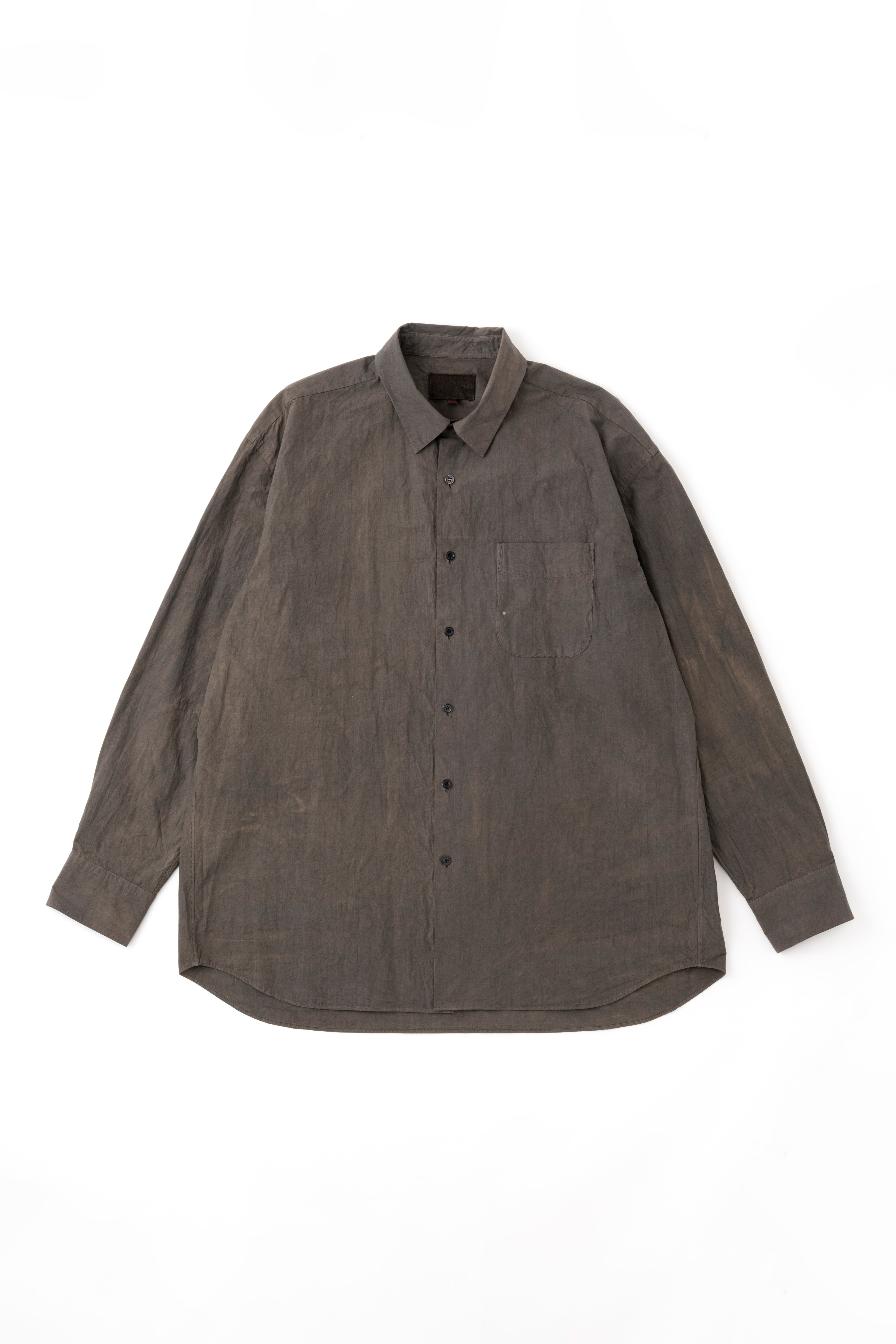 SHIRT DRESS （NATURAL GARMENT DYE） - KAKISHIBU
