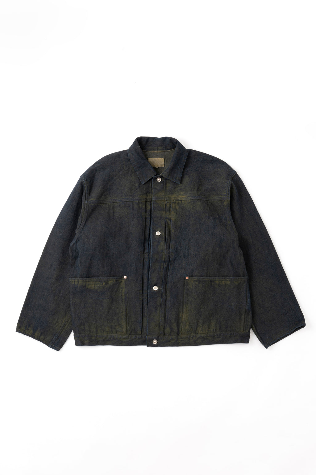 PLEATS JACKET - YELLOW OCHRE