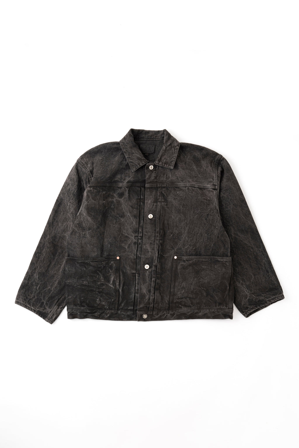 PLEATS JACKET - SUMI INK