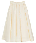 VOLUME FLARE SKIRT - IVORY