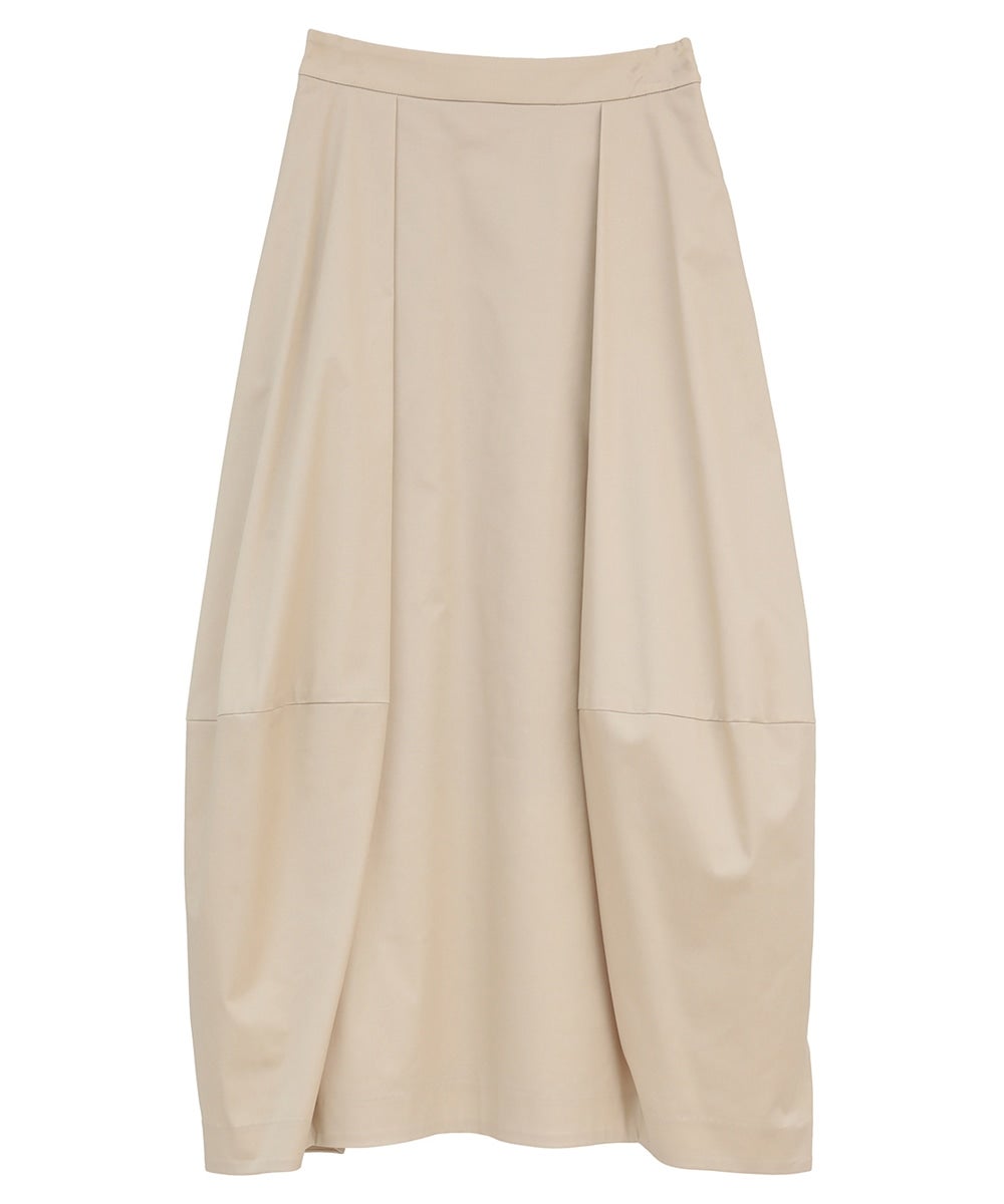 COCOON VOLUME SKIRT - BEIGE
