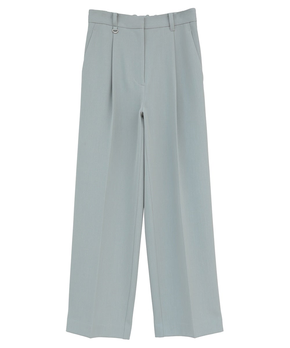 2WAY TUCK STRAIGHT PANTS - BLUE