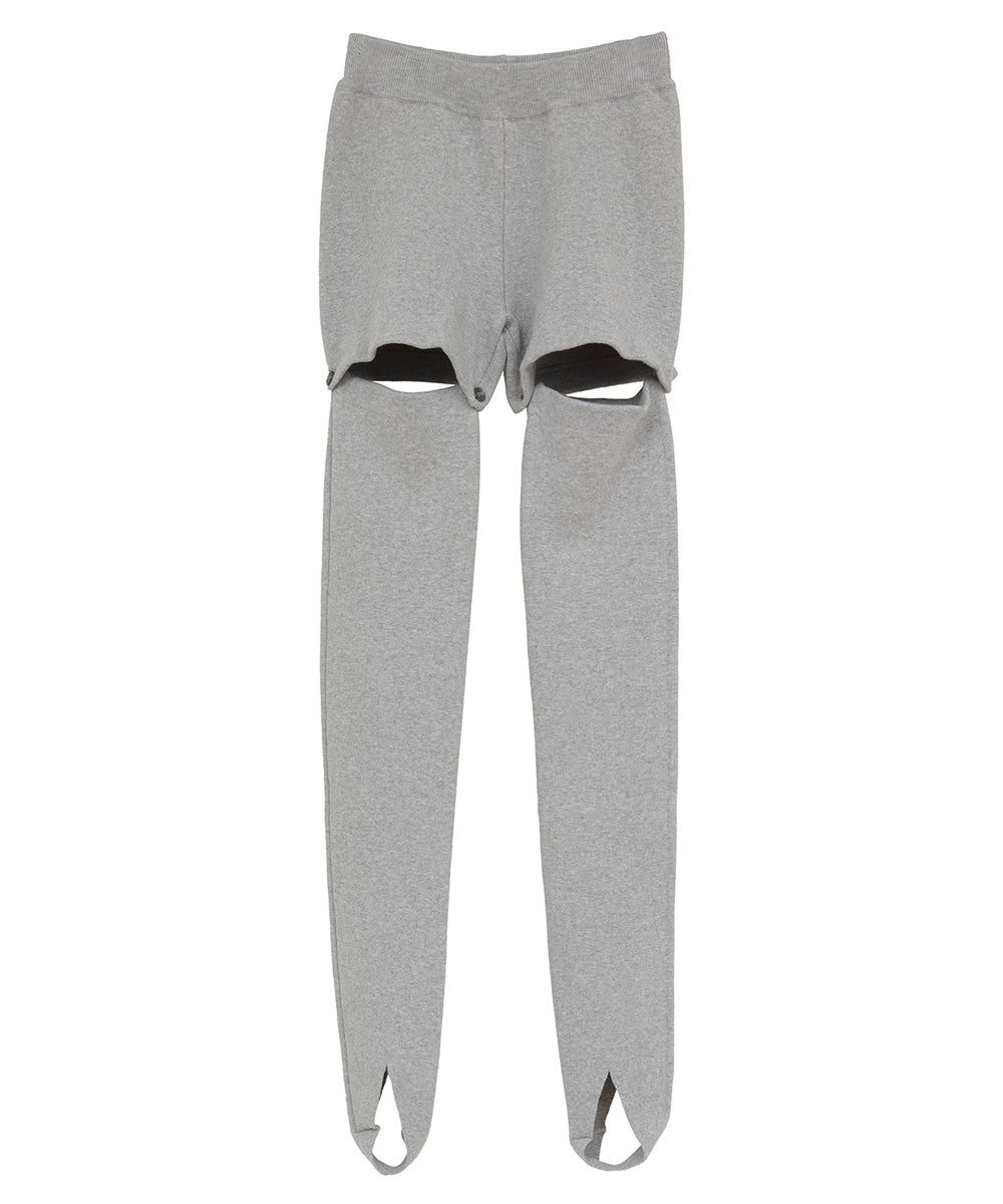 SHORTS SET KNIT TRENKA - GRAY
