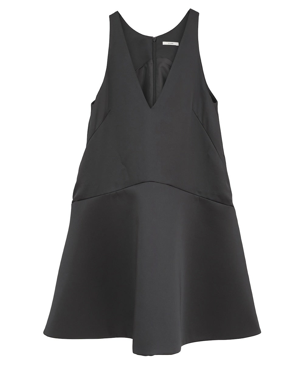 BONDED JUMPER SKIRT - BLACK