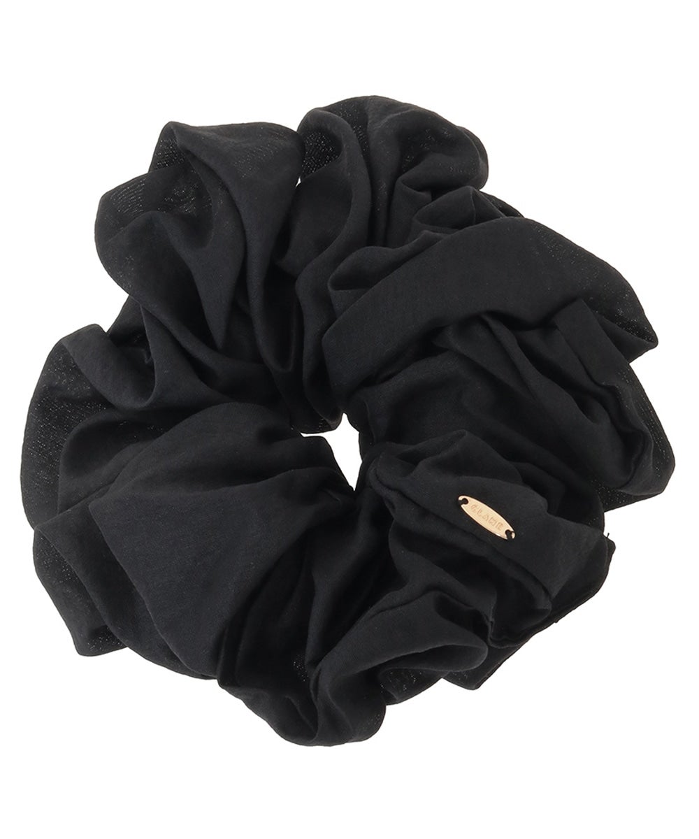 SHEER SCRUNCHIE - BLACK