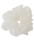 SHEER SCRUNCHIE - WHITE