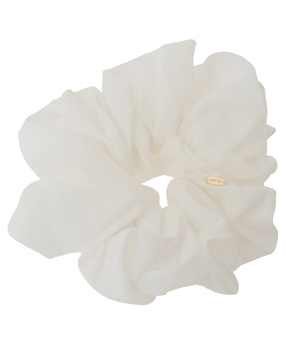 SHEER SCRUNCHIE - WHITE