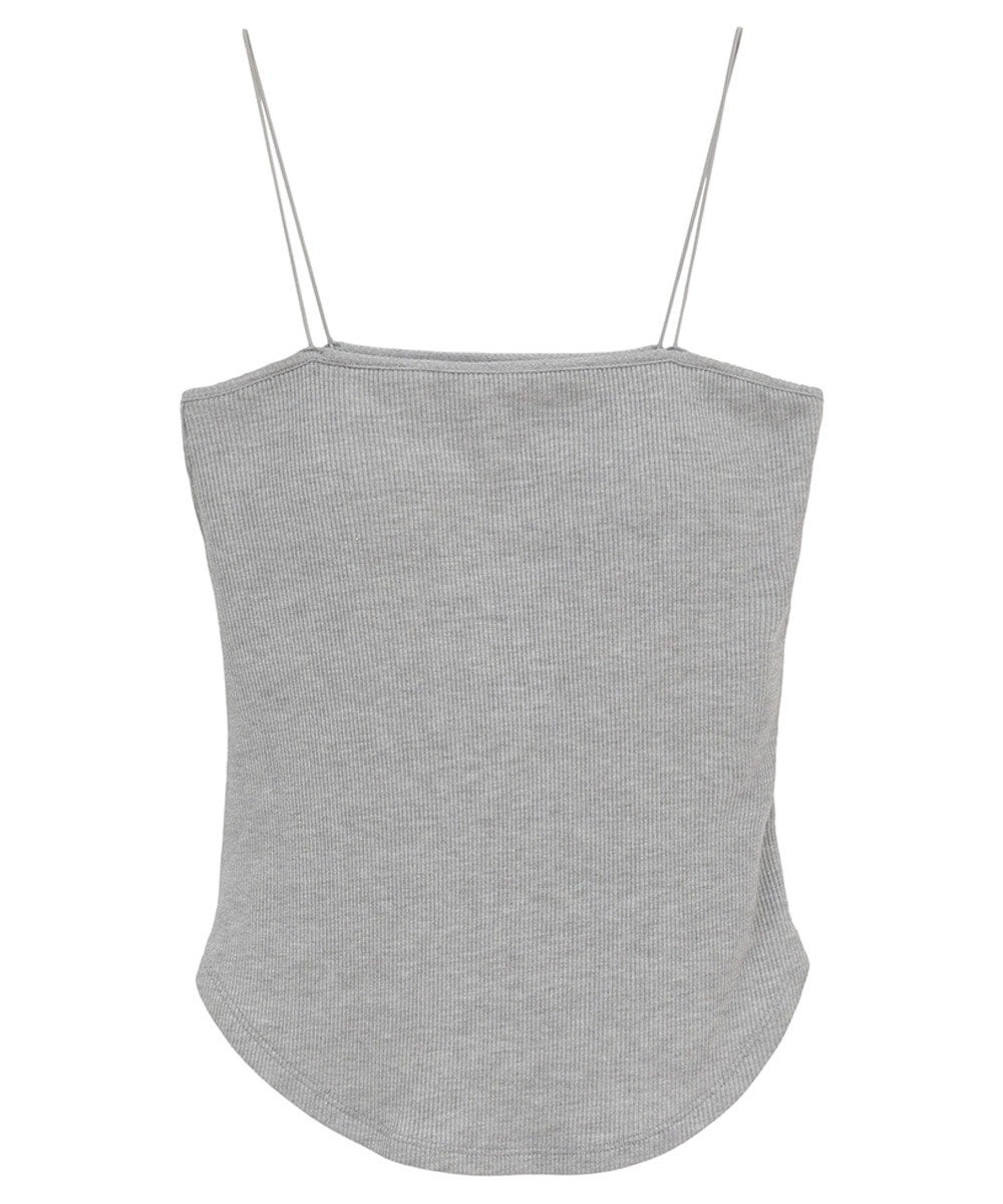THIN CORD CAMISOLE - GRAY