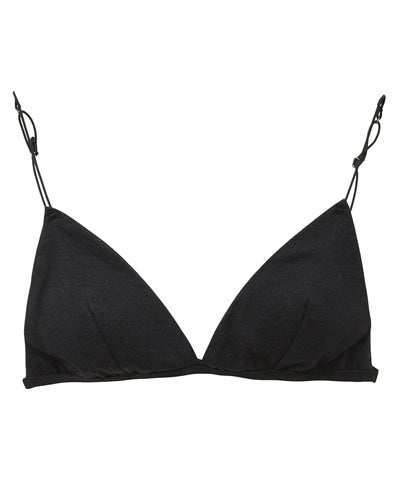 THIN CODE BRA TOPS - BLACK