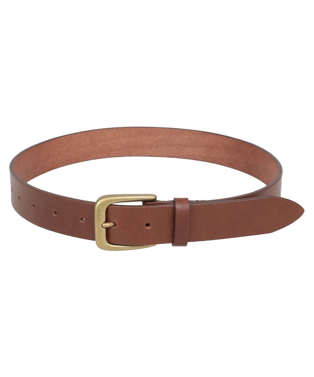 GENUINE LEATHER BELT - BROWN