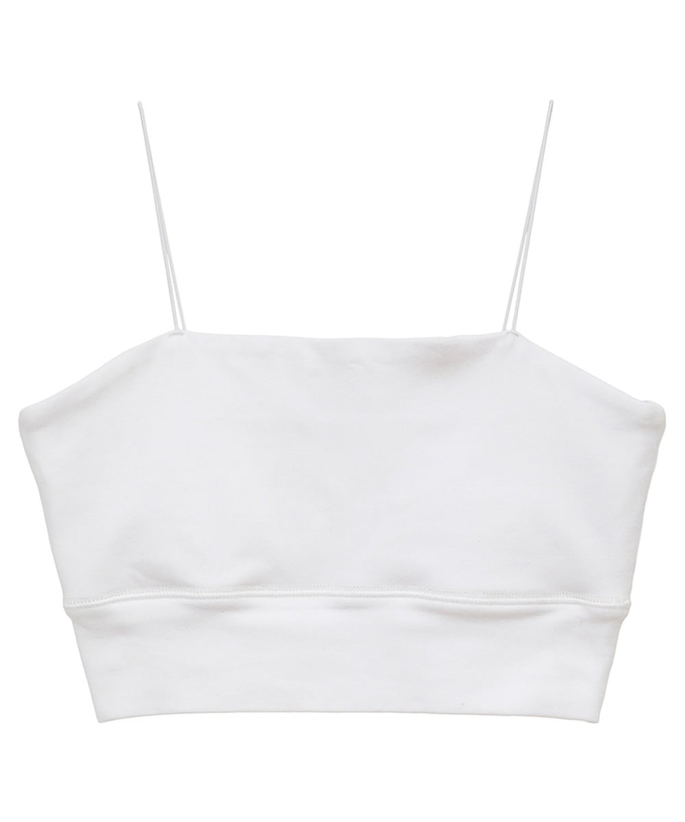 THIN CORD BARE TOP - WHITE