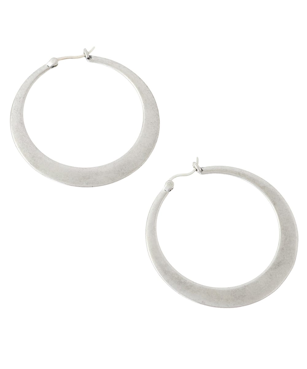 PLATE HOOP PIERCE - SILVER