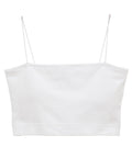 THIN CORD BANDEAU TOPS - WHITE