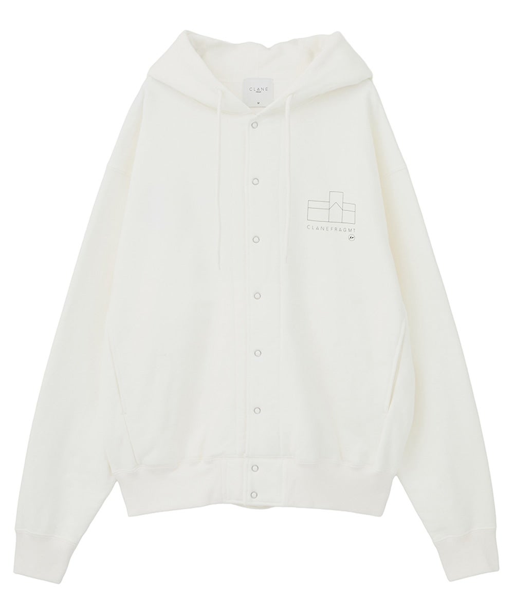 CLANE x FRGMT HOODIE - WHITE