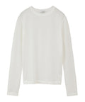 COMFORTABLE CREW TOPS - WHITE