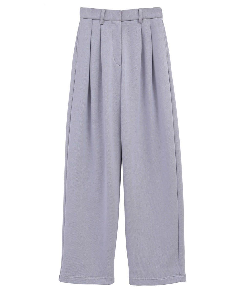 TWO TUCK SWEAT PANTS - PURPLE
