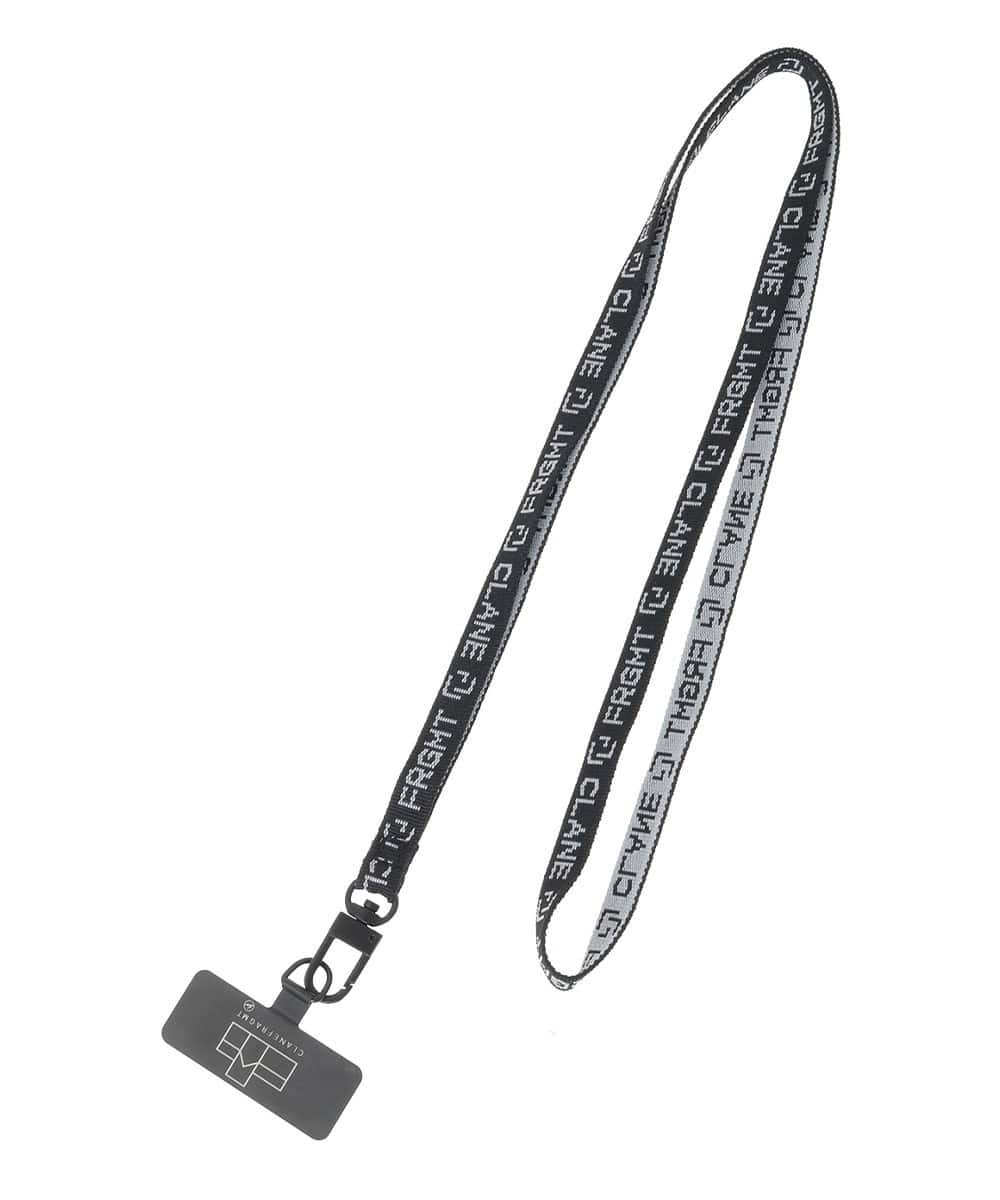 CLANE x FRGMT PHONE STRAP - BLACK