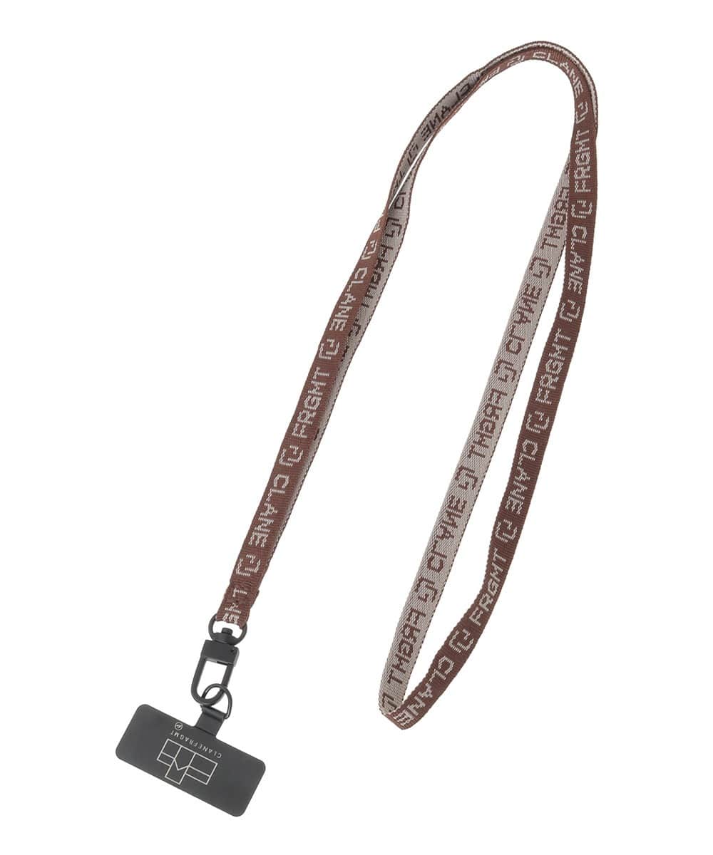 CLANE x FRGMT PHONE STRAP - BROWN