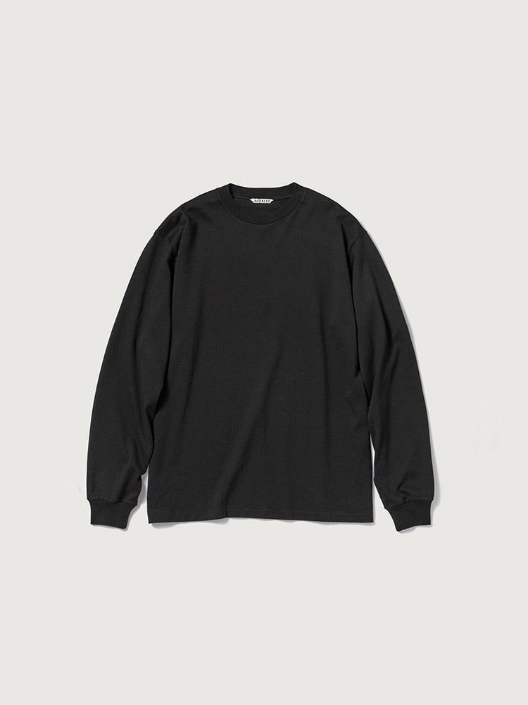 LUSTER PLAITING L/S TEE - BLACK
