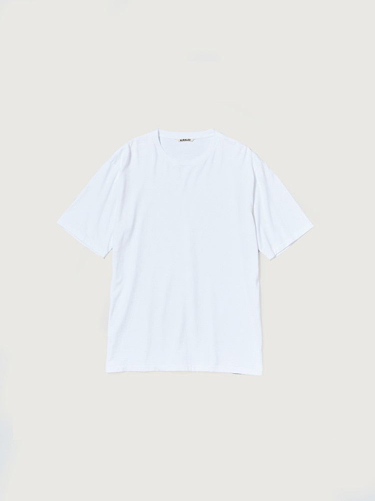 LUSTER PLAITING TEE - WHITE