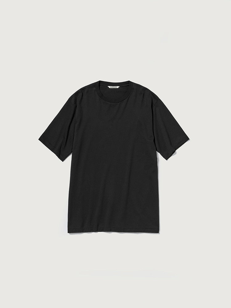 LUSTER PLAITING TEE - BLACK