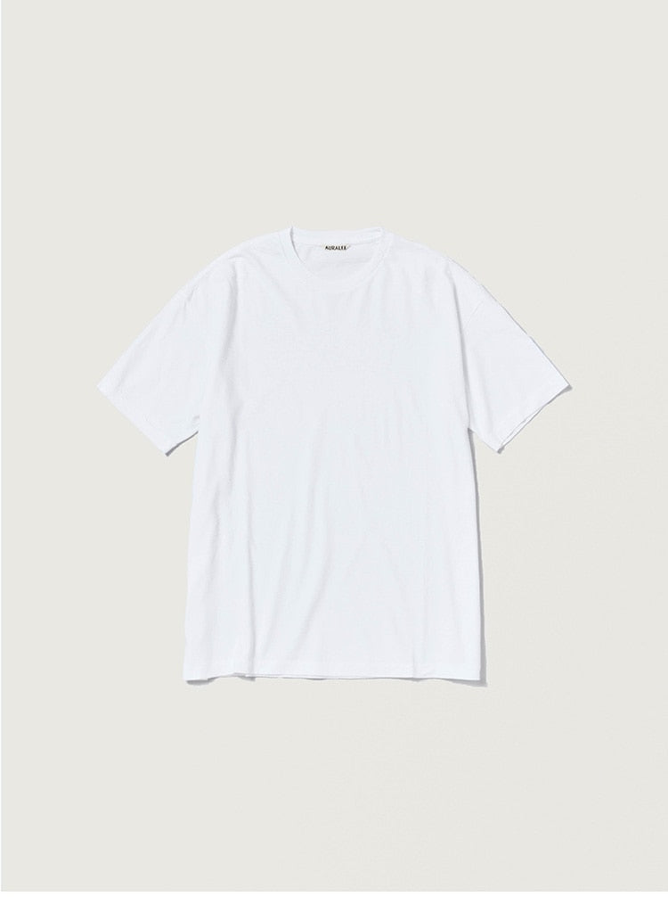 SEAMLESS CREW NECK TEE - WHITE