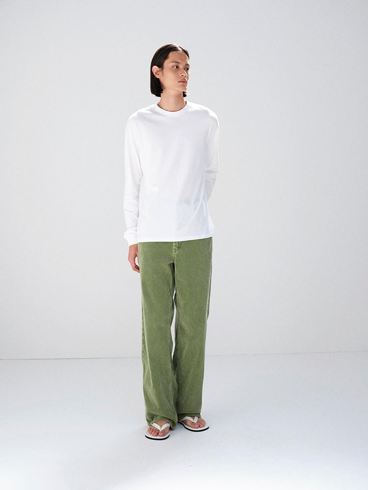 SEAMLESS L/S TEE - WHITE