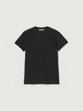 SEAMLESS CREW NECK TEE - BLACK