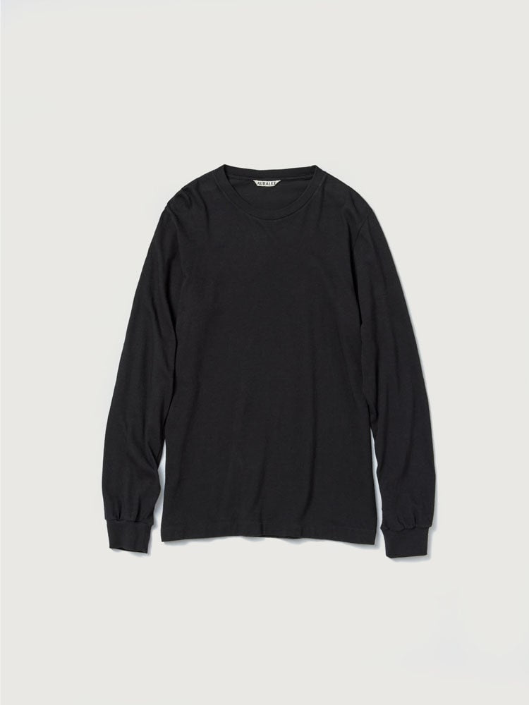 SEAMLESS L/S TEE - BLACK