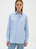 FINX LIGHT WEATHER CHAMBRAY SHIRT - SAX BLUE CHAMBRAY