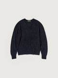 BABY SURI ALPACA SHEER KNIT V-NECK P/O - NAVY