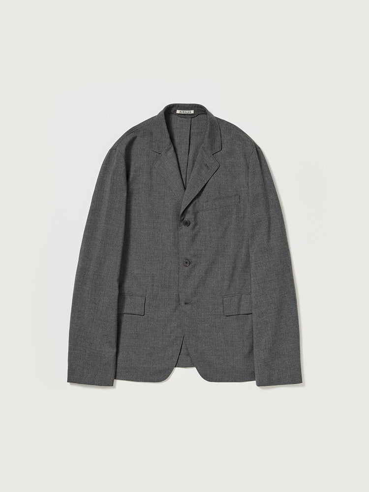 SUMMER TWIST CASHMERE PORA JACKET - TOP CHARCOAL GRAY