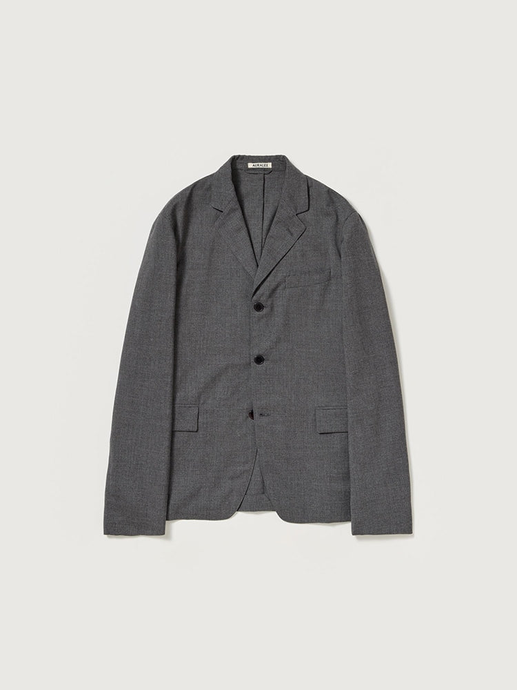 SUMMER TWIST CASHMERE PORA JACKET - TOP CHARCOAL GRAY