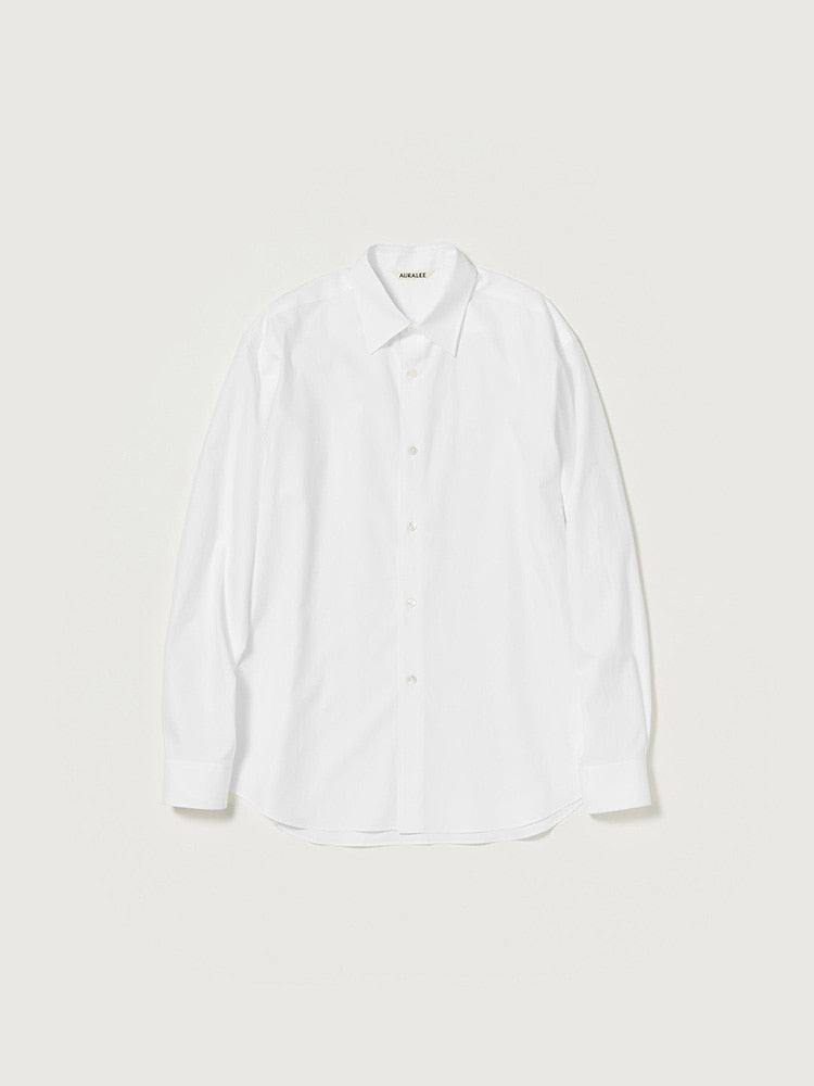 WASHED FINX TWILL SHIRT - WHITE