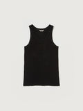 ORGANIC SOFT RIB TANK - BLACK