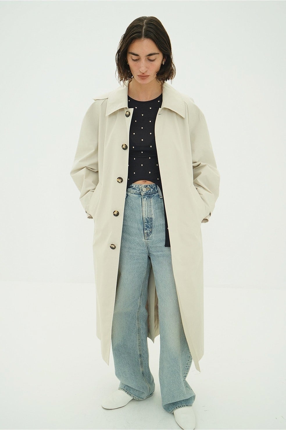 BULKY LINE STAIN COAT