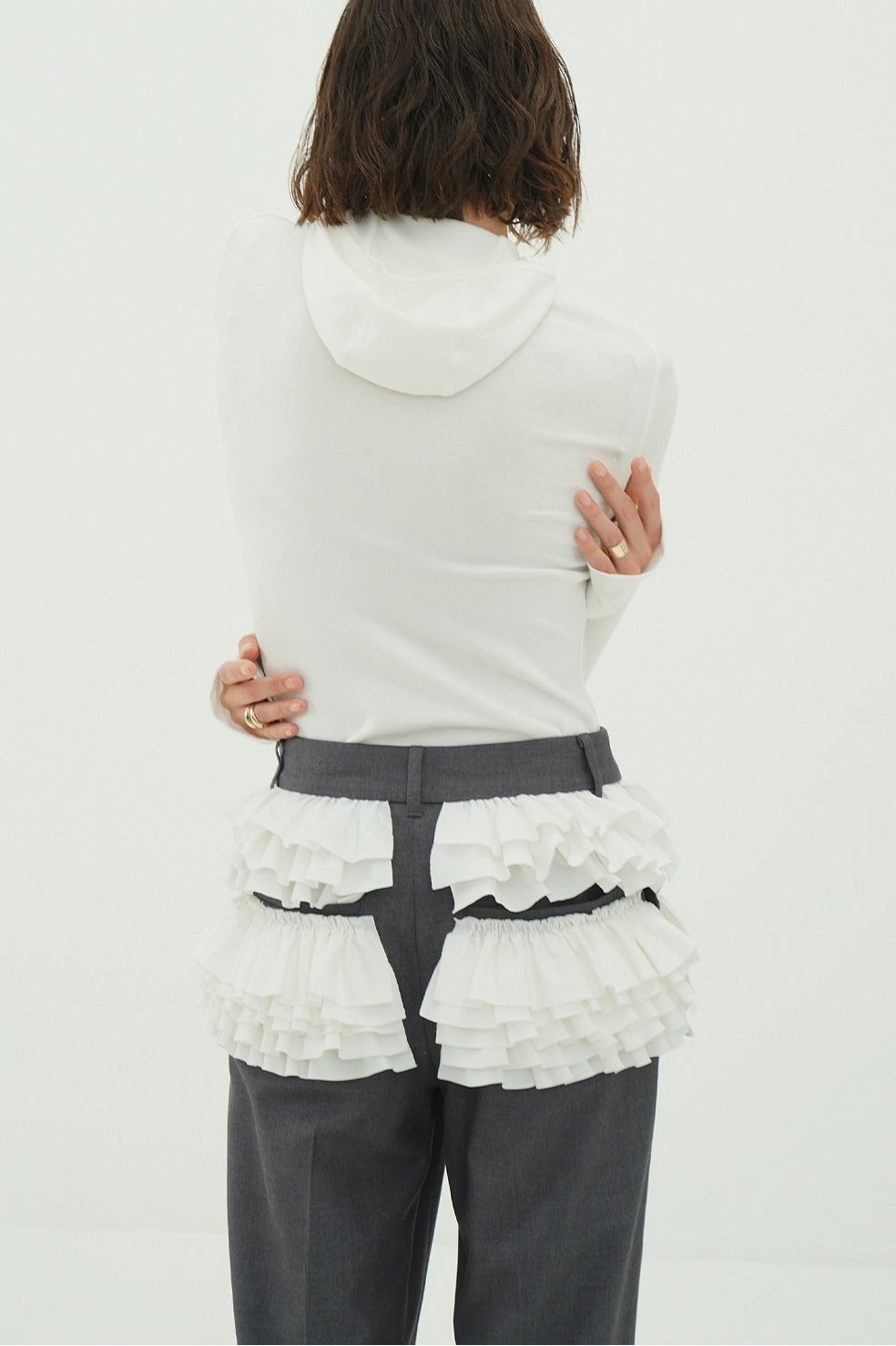 SOFT HOODED HIGH NECK TOPS