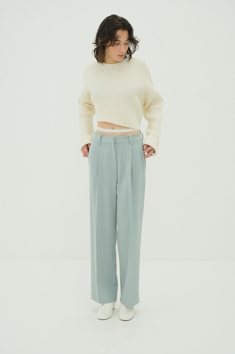 2WAY TUCK STRAIGHT PANTS